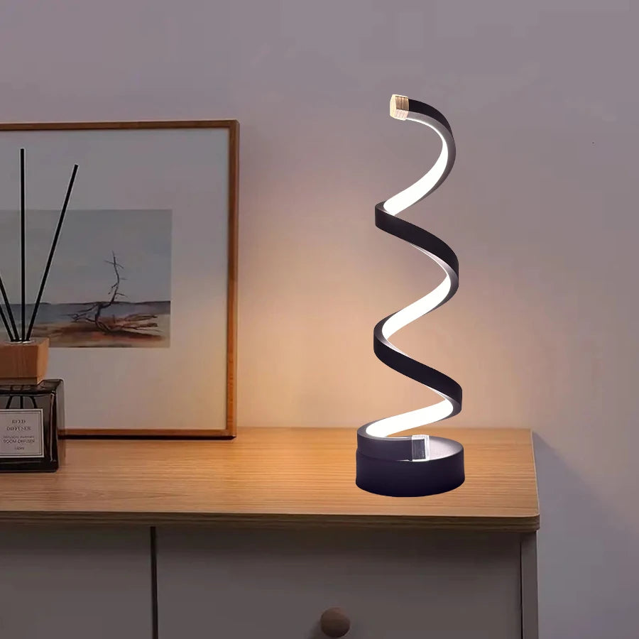 TouchLuxe Spiral Lamp