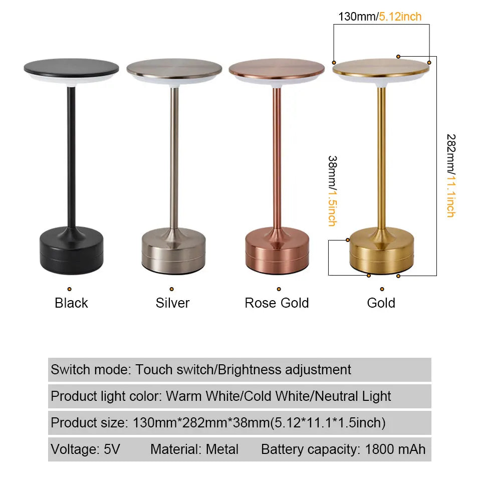 LED Table Lamp Touch