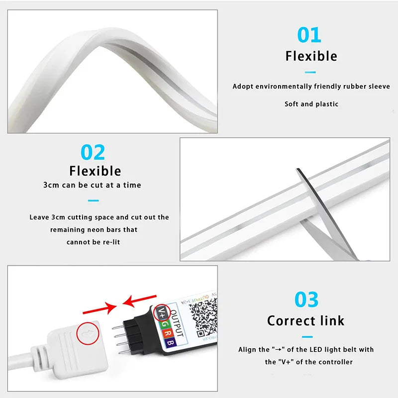 USB RGB Neon LED Strip