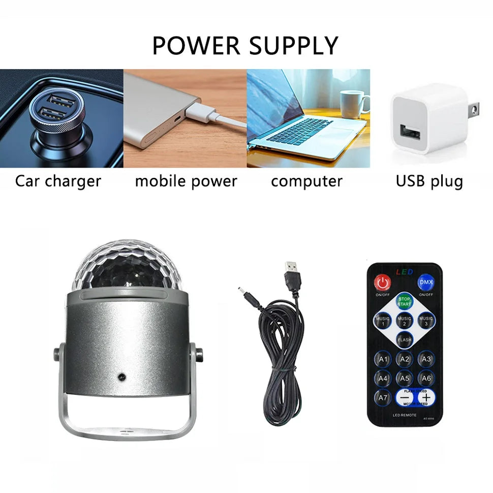 Disco Ball Dj Night Lights